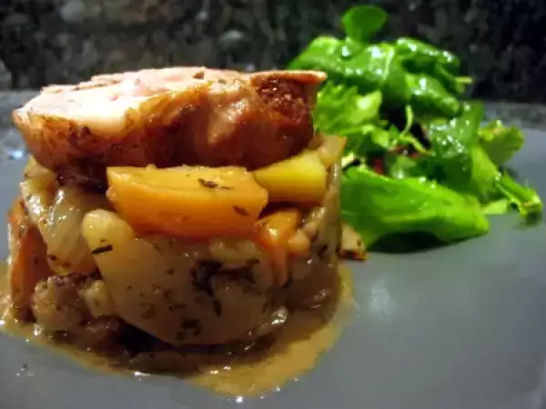 Recette barboton d'agneau aux topinambours