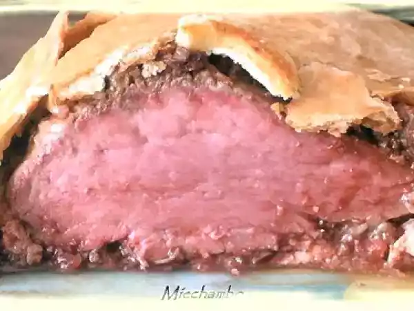 Recette Filet de boeuf en brioche, sauce au foie gras