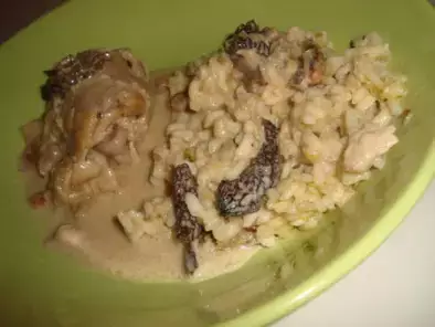 Recette Et l'accompagnement qui déchire aussi : risotto aux noix, asperges