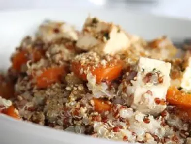 Recette Duo de quinoa aux petits légumes et tofu
