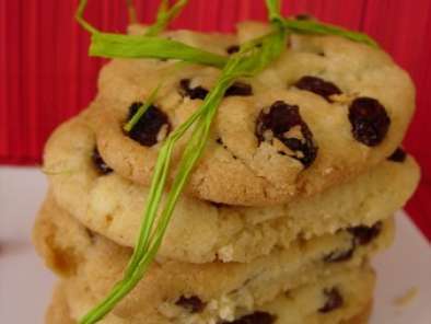 Recette Cookies aux raisins de corinthe ou aux pépites de chocolat