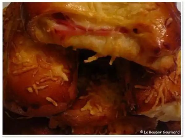 Recette Brioches jambon & gruyère