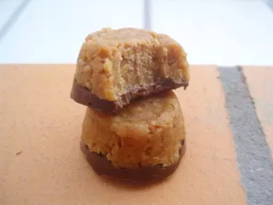 Recette Bouchees d'avoine, caramel au beurre sale & chocolat