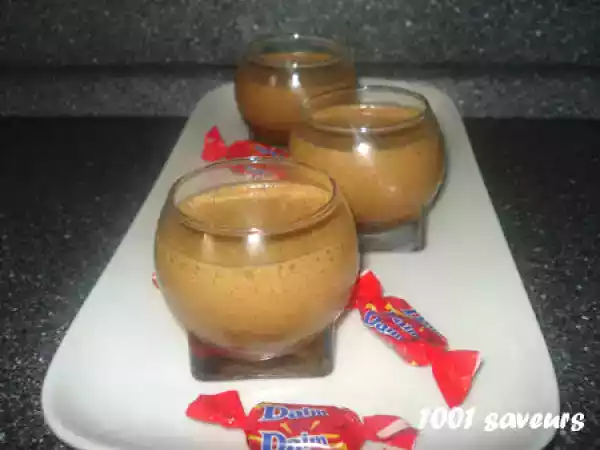 Recette Mousse au chocolat aux éclats de daims