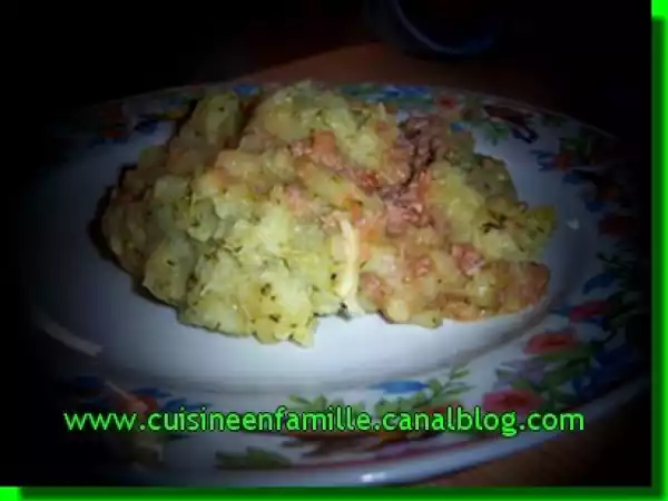 Recette Hachis parmentier au brocoli!
