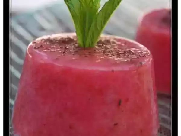 Recette Flan a la fraise (agar-agar)