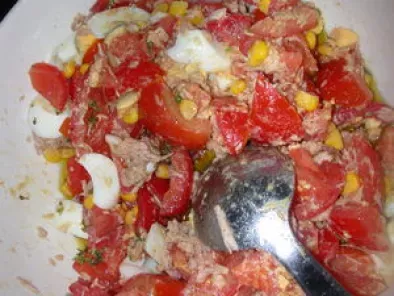 Recette Salade de tomate qui donne la patate