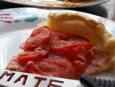 Recette Tarte tomate & bacon