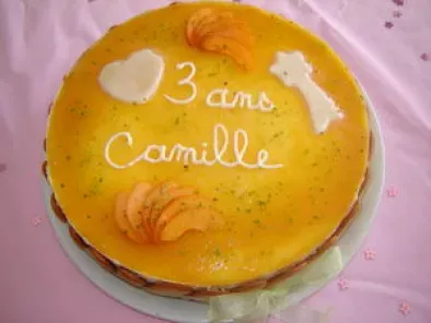 Recette Gâteau à l'abricot en couche (inspiré par un gâteau d'eryn)