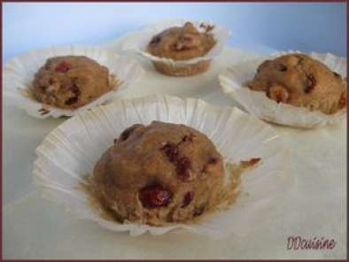 Recette Muffins aux cranberries et aux noisettes