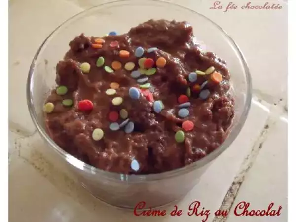 Recette Crème de riz au chocolat