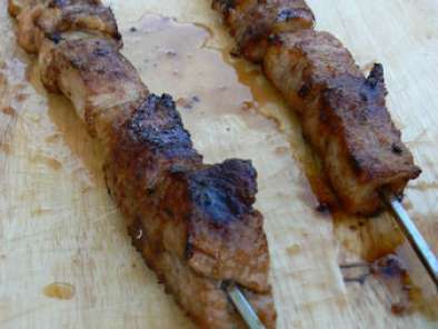 Recette Brochettes de porc marinées au yuzu