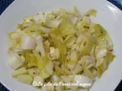 Recette Salade d'endives, noix et fromage