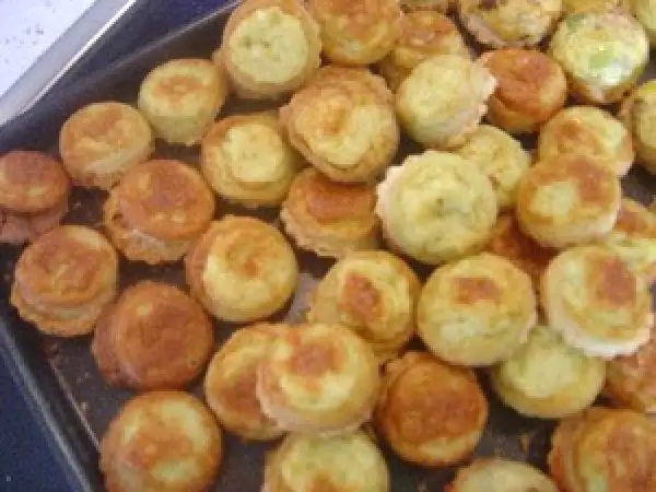 Recette Petites bouchées apéritives aux roquefort