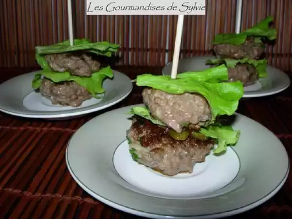 Recette Mini-hamburgers (sans pain)