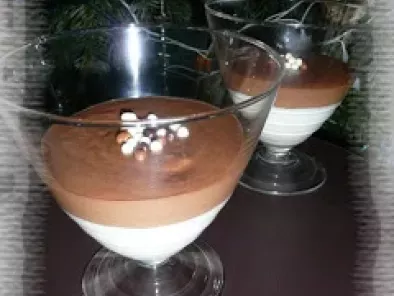 Recette Duo mousse au toblerone & au chocolat blanc