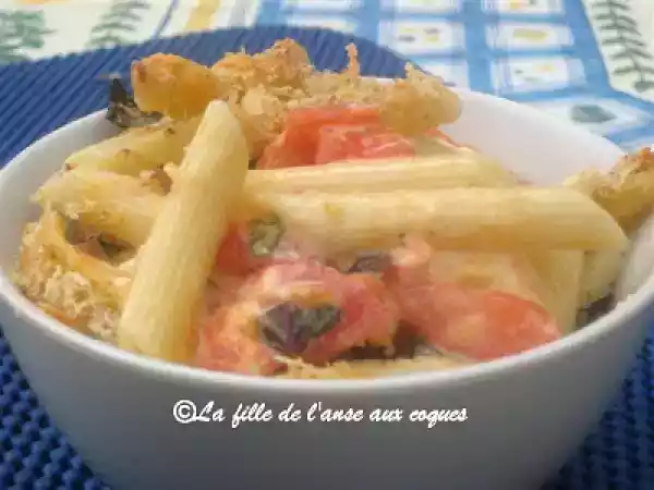 Recette Pâtes gratinées au fromage