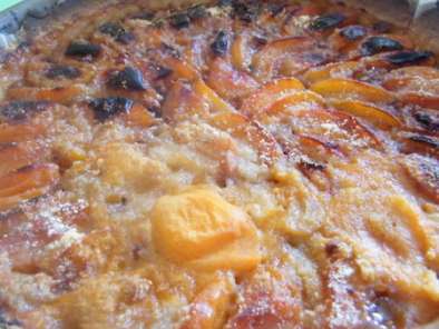 Recette *tarte aux abricots et nougatine*