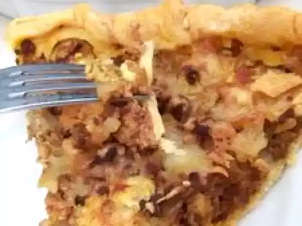 Recette Tarte aux courgettes et viande hachée