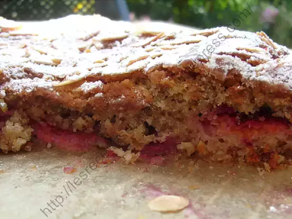 Recette Gâteau aux prunes et amandes / plum bakewell cake