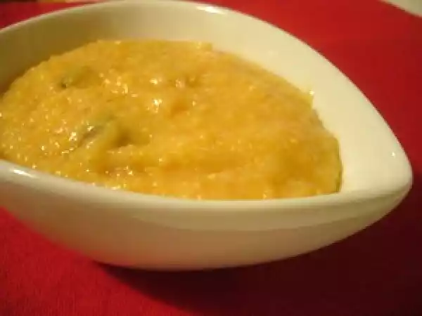 Recette Polenta crèmeuse à la ratatouille et crème d'avoine