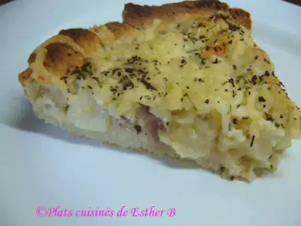 Recette Tarte courgettes tomates oignons
