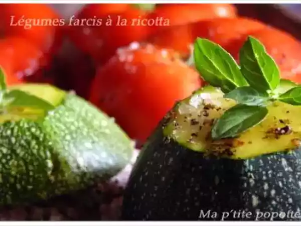 Recette Légumes farcis à la ricotta