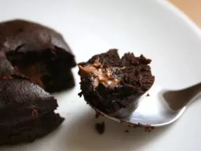 Recette Moelleux chocolat noir au coeur fondant de praliné