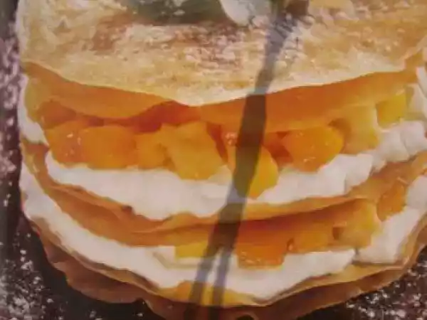 Recette Mille-feuilles légers aux fruits exotiques
