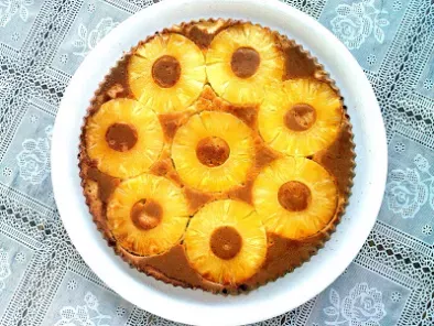 Recette Gâteau renversé à l'ananas sans gluten, sans lactose