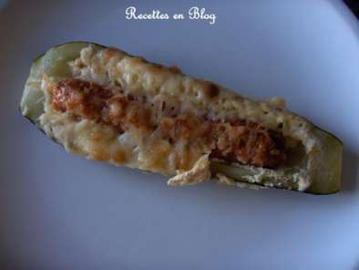Recette Courgettes facon hot dog