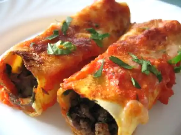 Recette Semaine de la mâche : cannellonis façon florentine