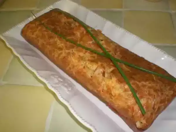 Recette Cake sale au surimi rape