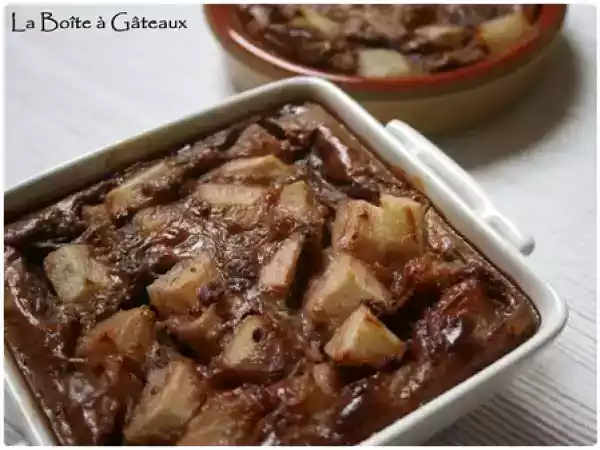 Recette Clafoutis poire & chocolat ww
