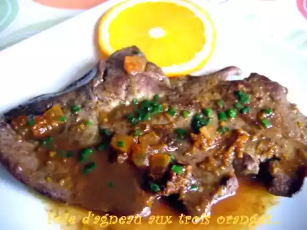 Recette Foie d'agneau aux trois oranges