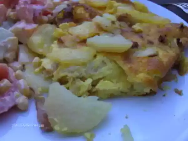 Recette Frittata pommes de terre et lardons