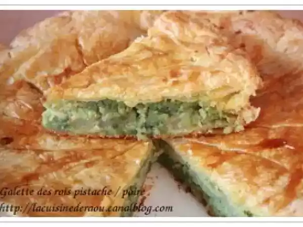 Recette Galette des rois pistache / poire