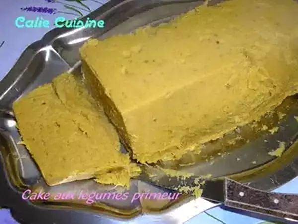 Recette Cake aux légumes primeur tout vapeur-minceur