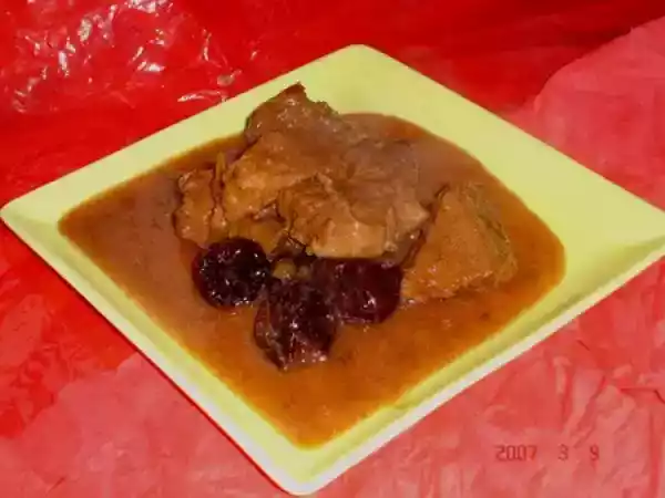 Recette Carbonnades de veau à la gelée de groseilles et pruneaux