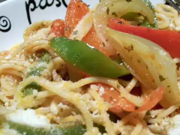 Recette Spaghettini à l?huile tomatée de a la di stasio