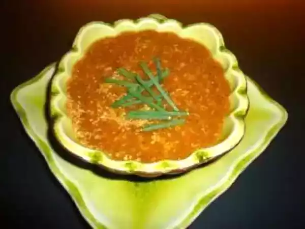 Recette La soupe nuages aux poivrons de 3 couleurs