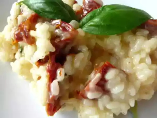 Recette Risotto aux deux fromages et tomates séchées