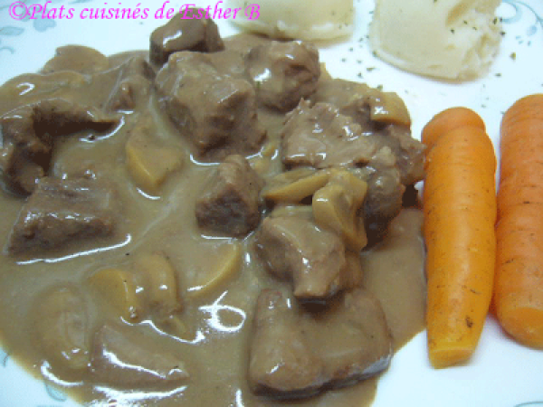 Recette Boeuf en sauce facile