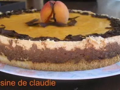Recette Entremet chocolat-abricot