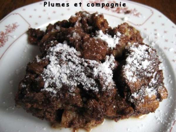 Gâteau au Chocolat, Noix et Raisins Secs