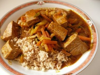 Recette Tofu à la sauce-graine