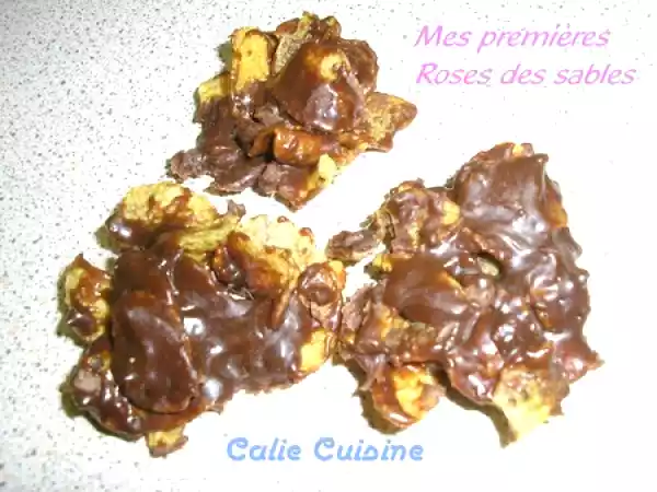 Recette Roses des sables light et express !!