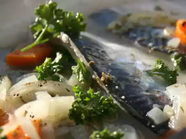 Recette Maquereau ou lisette au vin blanc