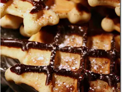 Recette Gaufres-biscuits glacées au chocolat