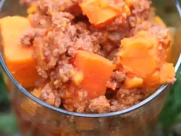 Recette Cari de boeuf et de patate douce